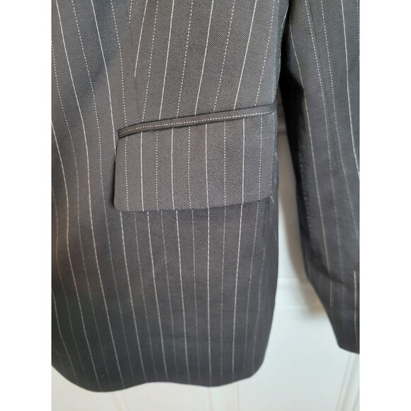 Brooks Brothers Womens Wool Blazer Jacket Size 10 Pinstripe - Picture 7 of 9